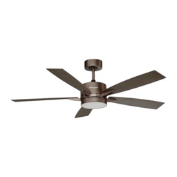 [DHW-F-120-CF] Honeywell Vegas Ceiling Fan 52 In. 18W CCT LED, Coffee