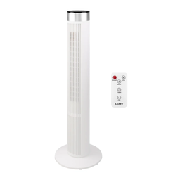 [CY-TF-AB-TORRE 39INCH-WH] Coby Tower Fan 39 In. 40W White