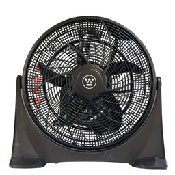 [79076] Westinghouse Floor Fan 100W 5-Blade 20 In. Black