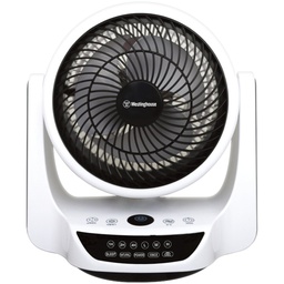 [79068] Westinghouse Cormac II Table Fan 35W 3-Blade, White
