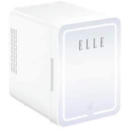 [ESDAFX04WH] Elle Mini Cooler with LED Makeup Mirror, White