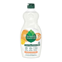 [68406247] Seventh Generation Liquid Dish Soap 19 Oz. Clementine Zest &amp; Lemongrass