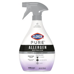 [60719] Clorox PURE Allergen Neutralizer Fabric and Carpet Spray 26 Oz., Nighttime Calm