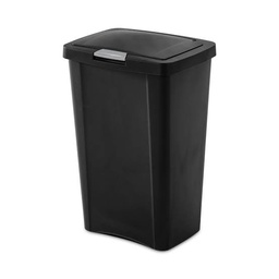 [10459004] Sterilite TouchTop Wastebasket 13 Gal. Black