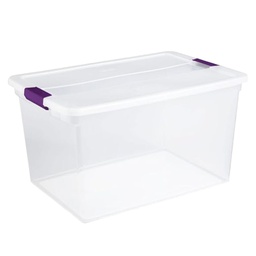 [17571706] Sterilite 66 Quart ClearView Latch Box Storage Tote Container