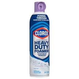 [10044600608225] Clorox Heavy Duty Soap Scum Remover Foaming Action Bathroom Cleaner 20 Oz., Lavender Clean