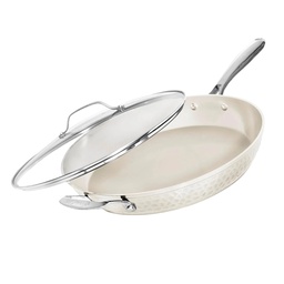 [2164] Gotham Steel Natural Collection Fry Pan 14 In.
