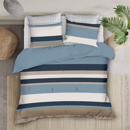 [NCO-SH106-K-PRINT] Nautica 7pc Bed in a Bag King