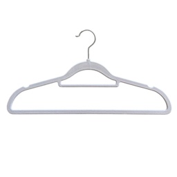 [N38-101-WHT] Nautica Velvet Hangers 10-pack, White