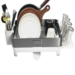 [N37-101-WHT] Nautica Home Dish Rack, White