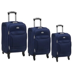 [060-1459270] Clipper Club 3pc Luggage Set, Navy