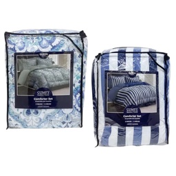 [724-5678Q] Comfy 3pc Comforter Set, Queen