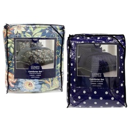 [724-5678K] Comfy 3pc Comforter Set, King