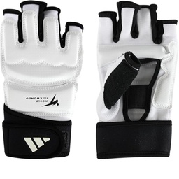 [ADITFG01-WHT/BLK-XL] Adidas Taekwondo Gloves White/Black (Size XL)