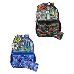 [42-47198] Yolo Backpack Blue / Black Multi-color