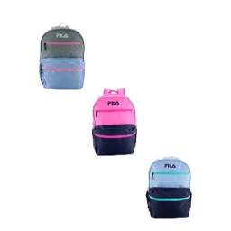 [81-30080] Fila Backpack Pink / Light Blue / Grey Multi-color