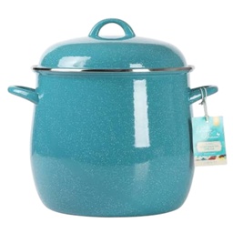 [PW54968818141DS] The Pioneer WomanTeal Speckle Stock Pot with Lid 12 Qt., Teal Thunder