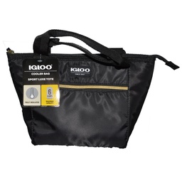 [66107] Igloo Sport Luxe Tote Bag 6 Can, Black