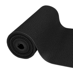 [NH39-116-BLK] Nautica Home PVC Shelf Liner 18 In. x 10 Ft./ 45cm x 3.04M Black