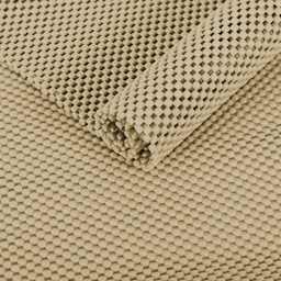 [NH39-112-BG] Nautica Home PVC Shelf Liner 18 In. x 10 Ft./ 45cm x 3.04M. Beige