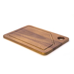[50230] Kennedy Home Acacia Carving Board with Grooves