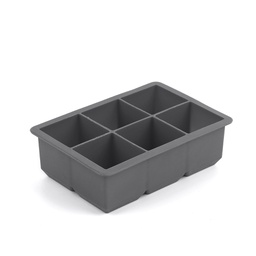 [37694] Home Details Silicone Ice Cube Tray, Blue/ Gray