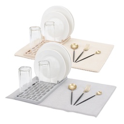 [605309] Kennedy Drying Rack and Mat (2-Piece Set)