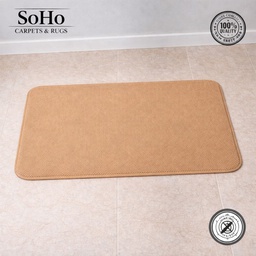 [WF-POP-40X60BGE] SoHo Carpets Memory Foam Bath Mat 40x60cm Beige