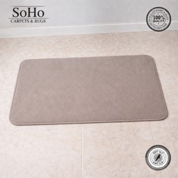 [WF-POP-40X60SND] SoHo Carpets Memory Foam Bath Mat 40x60cm Sand