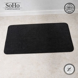 [WF-POP-40X60BLK] SoHo Carpets Memory Foam Bath Mat 40x60cm Black