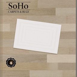 [ARIZO-40X60WHT] Kennedy Carpets Bath Mat 40x60cm, White