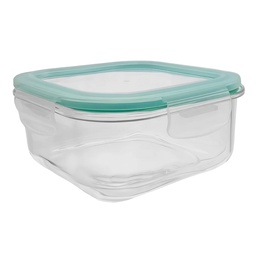 [750-SQ530] Fusion Gourmet Glass Food Storage Container Square 530ml