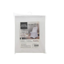 [720-1457041] Hotel Collection Chair Cover, White
