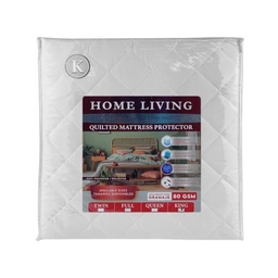 [720-1434234] Home Living Quilted Mattress Pad, White