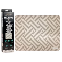 [768-02327] Toskana Collection Magic Drying Mat, Black