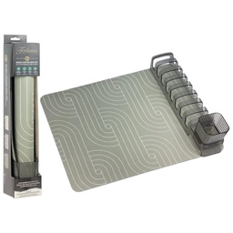 [768-02322] Toskana Collection Magic Drying Mats - 3pc Set, Green