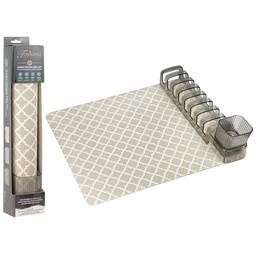 [768-02320] Toskana Collection Magic Drying Mats - 3pc Set, Beige