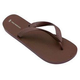 [514-1459365CH] Freebeach Mens Slippers 37-44 Chocolate