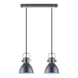 [60349] Westinghouse Pendant Light 2xE27 Black