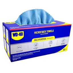 [L40110] WD-40 Microfiber Towels 170g, 12x12 In. 50-pieces/ Box