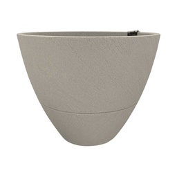 [767-JVDZ46S] Japi Drizzle Round Planter Sandstone