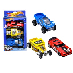 [822-721903P] Hot Wheels Friction Fast Racers (3-Pack)