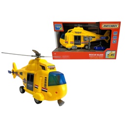 [822-WY750A] Mattel Matchbox Rescue Helicopter with Light/ Sound