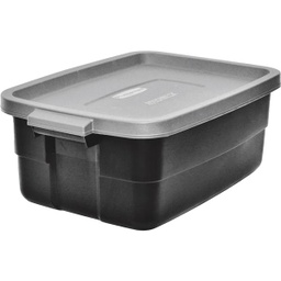 [RMRT100007 ] ****Rubbermaid Roughneck Storage Tote 10 Gal Black