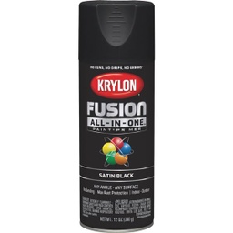 [K02732007] ^Krylon Fusion All-In-One Satin Spray Paint &amp; Primer, Black