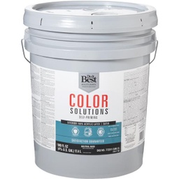 [CS43T0705-20] ^Do it Best Color Solutions 100% Acrylic Latex Self-Priming Satin Exterior House Paint, Neutral Base, 5 Gal.