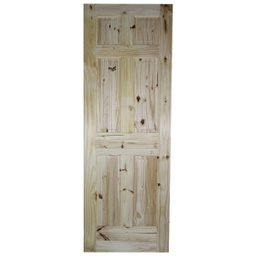 [11711] Royal Homes Knotty Pine Door 6 Panel 28x80