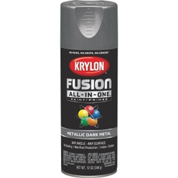 [K02769007] ^Krylon Fusion All-In-One Metallic Spray Paint &amp; Primer, Dark Metal
