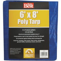 [711019] ****Do it Blue Woven 6 Ft. x 8 Ft. General Purpose Tarp