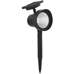 [ESL-43-20P] ^Outdoor Expressions Plastic Floodlight Solar Path Light 15 Lumens, Black